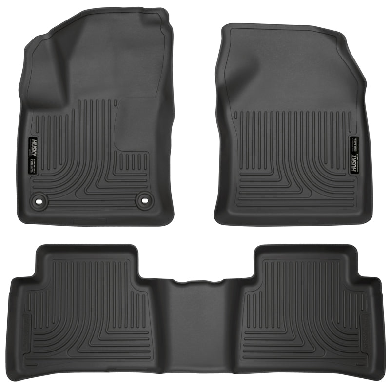 Husky Liners 2016 Toyota Prius Weatherbeater Black Front & 2nd Seat Floor Liners 98991 Photo - Primary