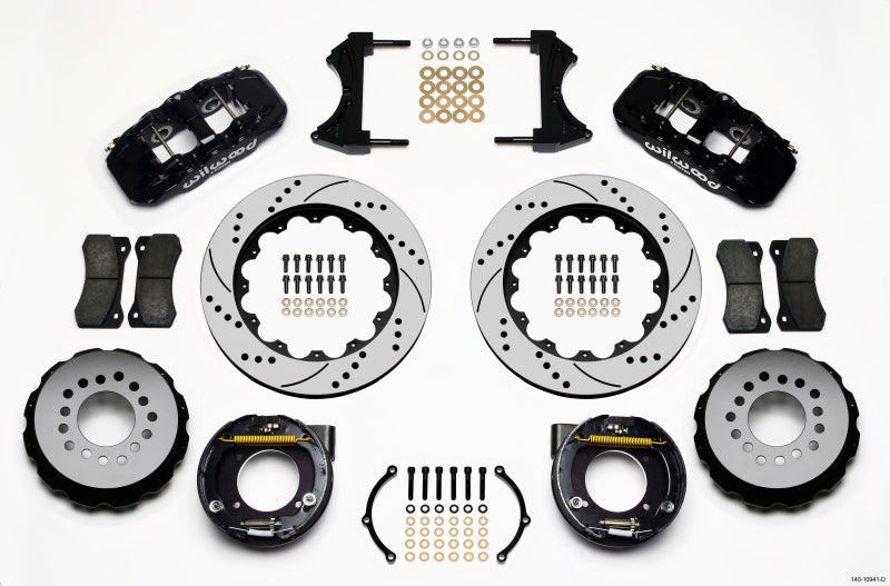 Wilwood W4A Rear P-Brk Kit,14.00",Drilled Chevy C-10,2.42 Offset 5-Lug 140-10941-D Photo - Primary