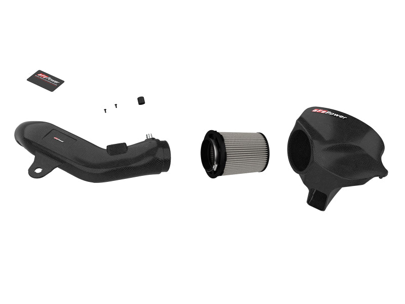 aFe Black Series Carbon Fiber CAIS w/PDS Filter 16-18 BMW M2 (F87) L6-3.0L 58-10004D 58-10004D Photo - Unmounted