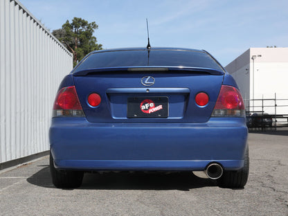 aFe Lexus IS300 01-05 L6-3.0L Takeda Cat-Back Exhaust System- Polished Tip 49-36058-P 49-36058-P Photo - Mounted