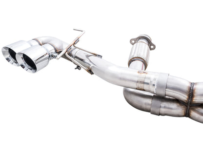AWE Tuning 2020 Chevrolet Corvette (C8) Track Edition Exhaust - Quad Chrome Silver Tips 3020-42080 3020-42080 Photo - out of package