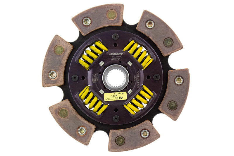 ACT 6-Puck Sprung Hub Race Disc Honda S00 ALL 00-09 6212210 Photo - Primary