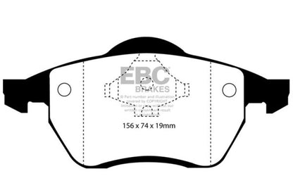 EBC Disc Brake Pad Set UD836 Photo - Primary