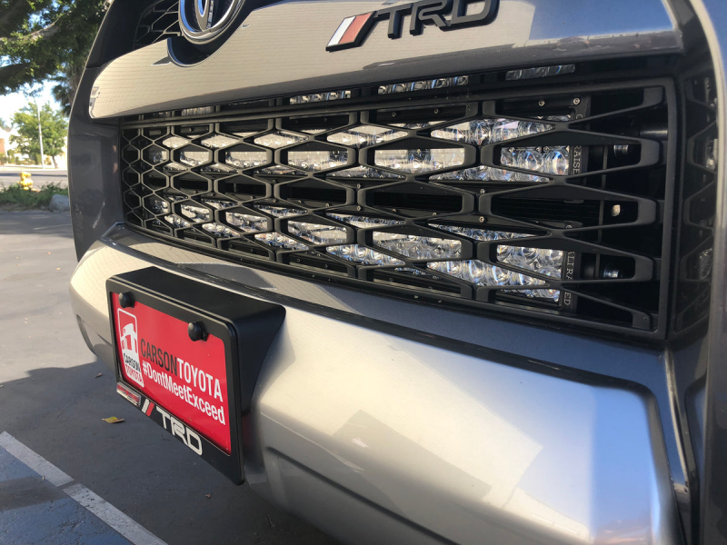 Cali Raised LED Cali Raised 14-24 Toyota 4Runner 32In Hidden Grille LED Light Bar Brackets - No Switch/Light Bars CR2474 CR2474 Photo - Primary