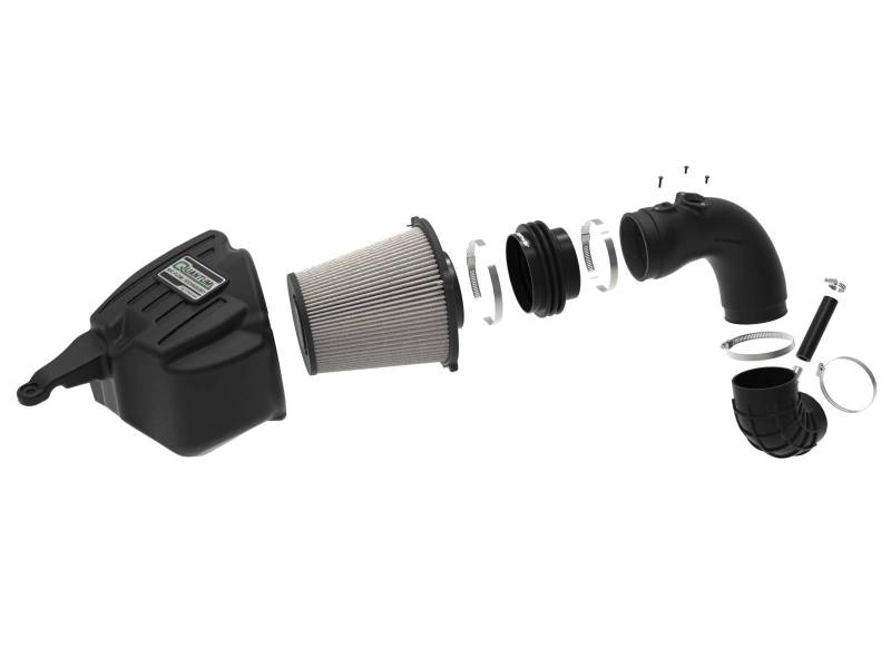 aFe 07-09 Ram 2500/3500 Cummins L6-6.7L (td) Quantum Cold Air Intake System w/ Pro Dry S Filter 53-10026D 53-10026D Photo - Unmounted