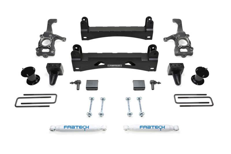 Fabtech 6" Basic System w/Rear Performance Shocks K2247 Photo - Primary
