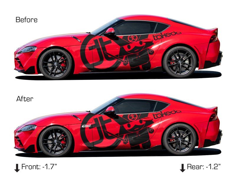 aFe Control Stage-1 Suspension Package 2020 Toyota Supra (A90) I6-3.0L (t) 510-721001-L 510-721001-L Photo - Mounted