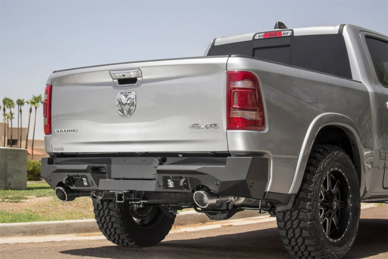 Addictive Desert Designs 2019 Ram 1500 Hammer Stealth Fighter Rear Bumper With 6 Backup Sensors R551281280103 Photo - Mounted