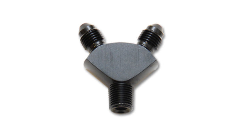 Vibrant Y Adapter Fitting; Size: 1/8" NPT In x -3AN x -3AN Out 10818 Photo - Primary