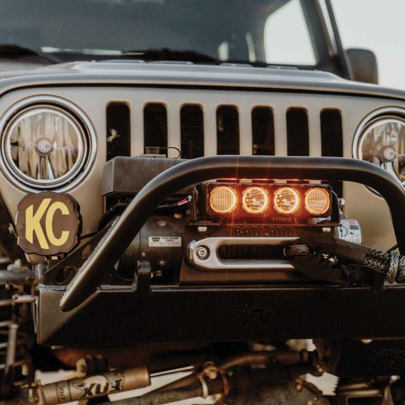 KC HiLiTES Winch Fairlead Light Mount 73440 73440 Photo - lifestyle view