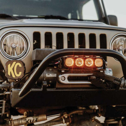 KC HiLiTES Winch Fairlead Light Mount 73440 73440 Photo - lifestyle view