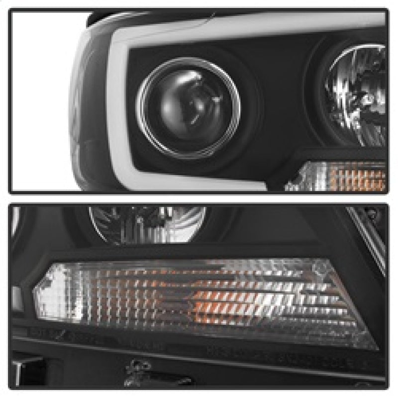Spyder 15-17 Chevy Colorado Projector Headlights - Light Bar LED - Black (PRO-YD-CCO15-LBDRL-BK) 5085283 5085283 Photo - Unmounted
