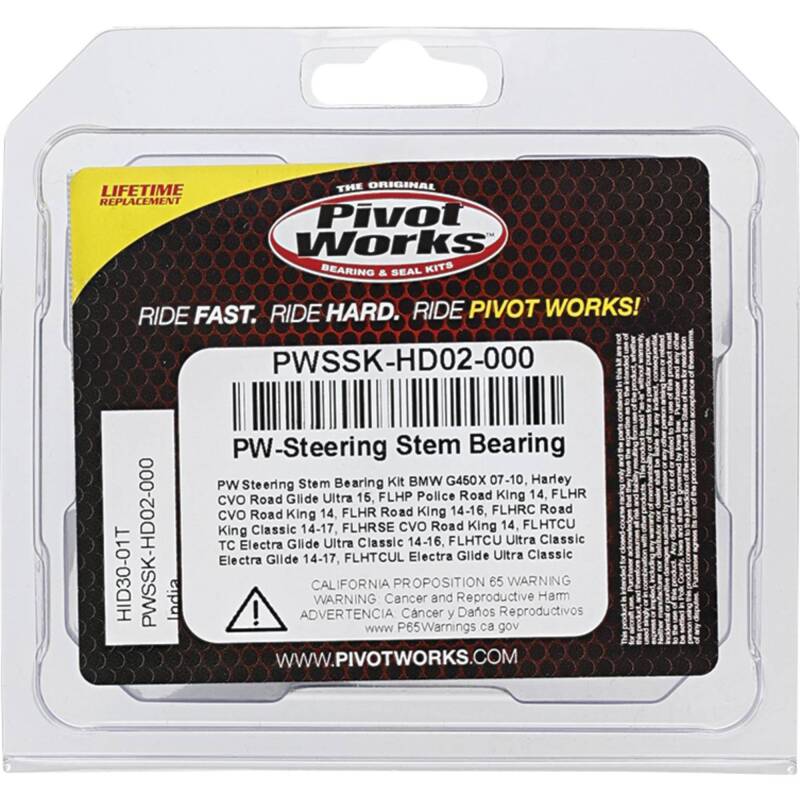 Pivot Works 07-10 BMW G450X PW Steering Stem Bearing Kit PWSSK-HD02-000 PWSSK-HD02-000 Photo - Primary