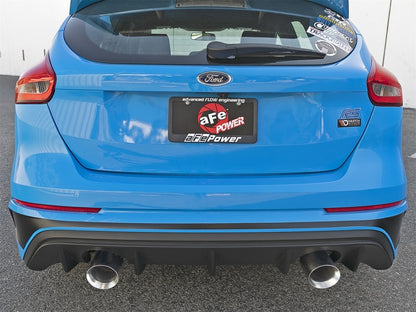 aFe Takeda 3in 304 SS Cat-Back Exhaust w/ Polished Tip 16-18 Ford 49-33103-P Photo - Mounted