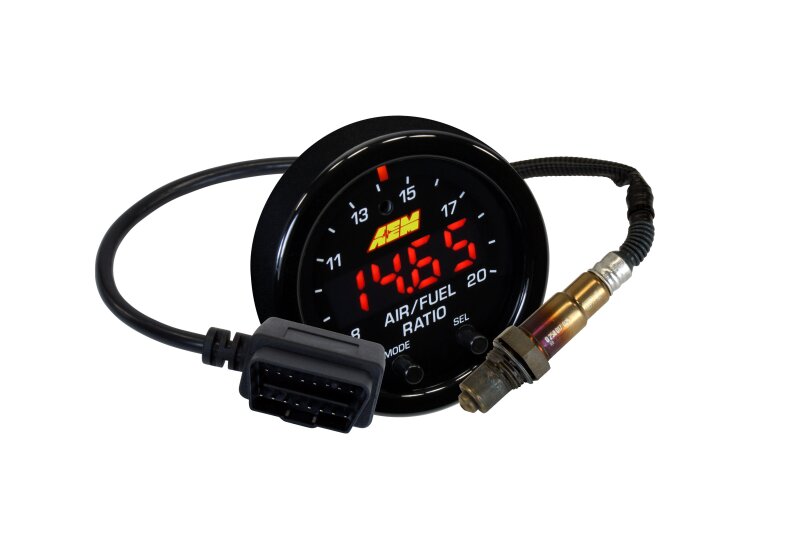 AEM Electronics X-Series OBDII Wideband UEGO AFR Sensor Controller Gauge 30-0334 Photo - out of package