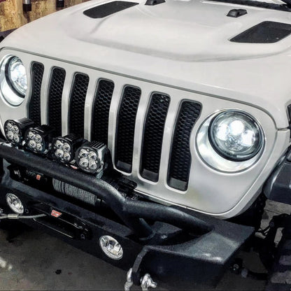 ORACLE Lighting Oracle 7in High Powered LED Headlights - Black Bezel - ColorSHIFT - BC1 5769-335 5769-335 Photo - lifestyle view