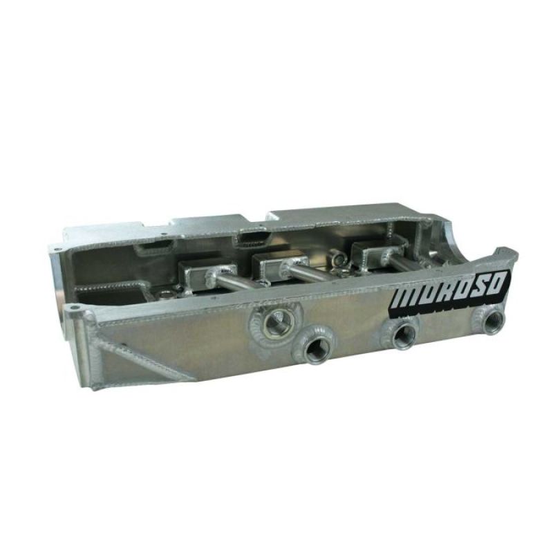 Moroso Small Block Chevy Asphalt Late Model Dry Sump 4.25in (w/3 Pick Ups) Aluminum Oil Pan 21545 21545 User 1