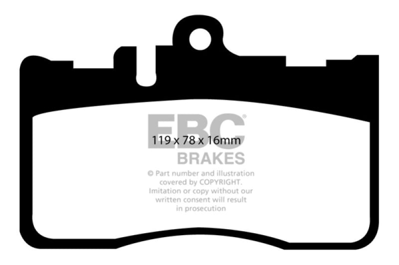 EBC Disc Brake Pad Set DP21622 Photo - Primary