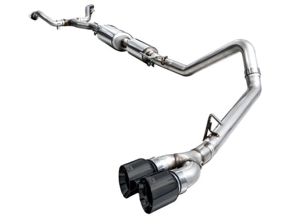 AWE Tuning AWE 0FG Exhaust for 3rd Gen Toyota Tundra - Dual Diamond Black Tips 3015-33063 3015-33063 Photo - out of package