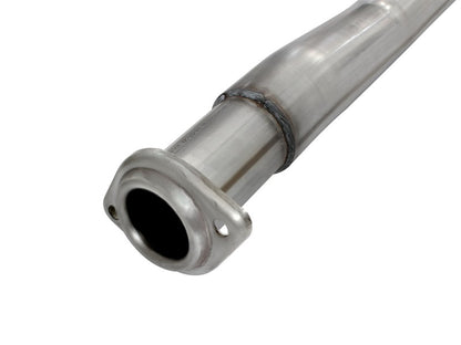 aFe Cat-Back Aluminized Steel Exhaust System Black - Ford F-150 2015 49-03069-B Photo - Unmounted