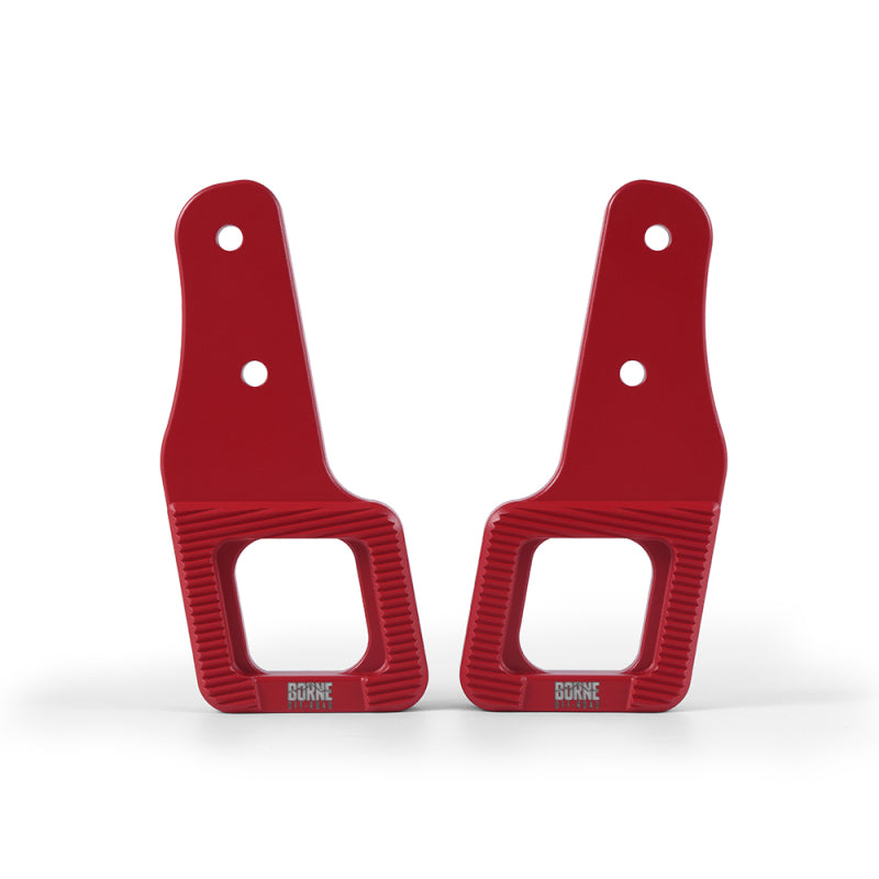 Borne Off-Road 2017+ Ford Raptor / 2009+ Ford F150 Borne Off-Road Billet Tow Hooks - Red BNTH-F150-17RD BNTH-F150-17RD Photo - Primary
