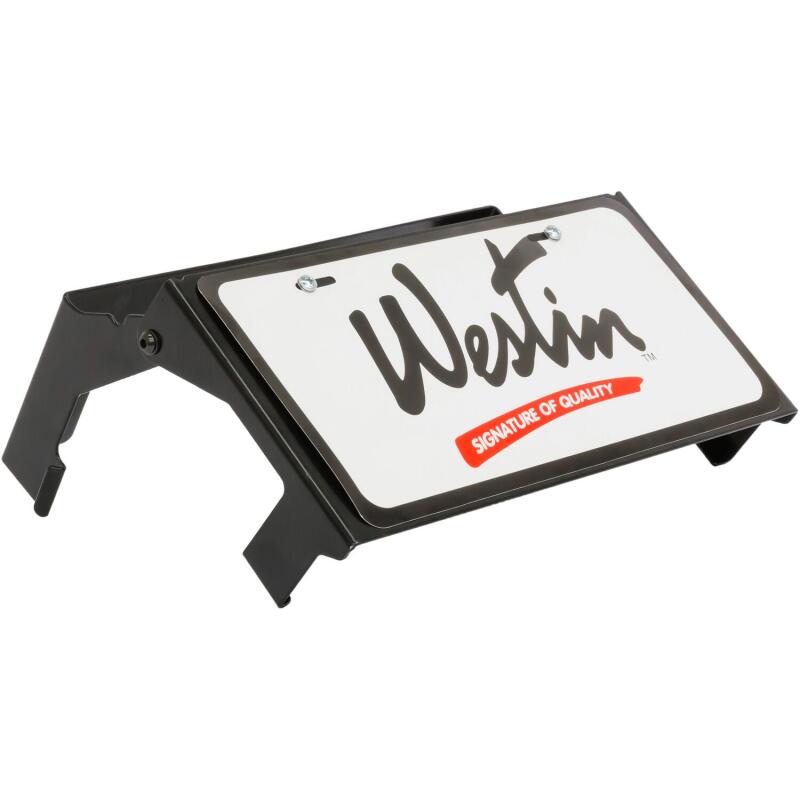 Westin MAX Winch Tray License Plate Bracket - Black 46-20055 46-20055 Photo - Unmounted