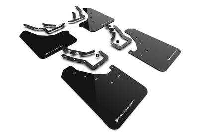 Rally Armor 2024 Toyota Tacoma Black UR Mud Flap w/ White Logo MF114-UR-BLK-WH MF114-UR-BLK-WH Photo - Primary