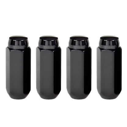McGard Hex Lug Nut (Cone Seat) M14X2.0 / 13/16 Hex / 2.25in. Length (4-Pack) - Black 64025 64025 Photo - out of package