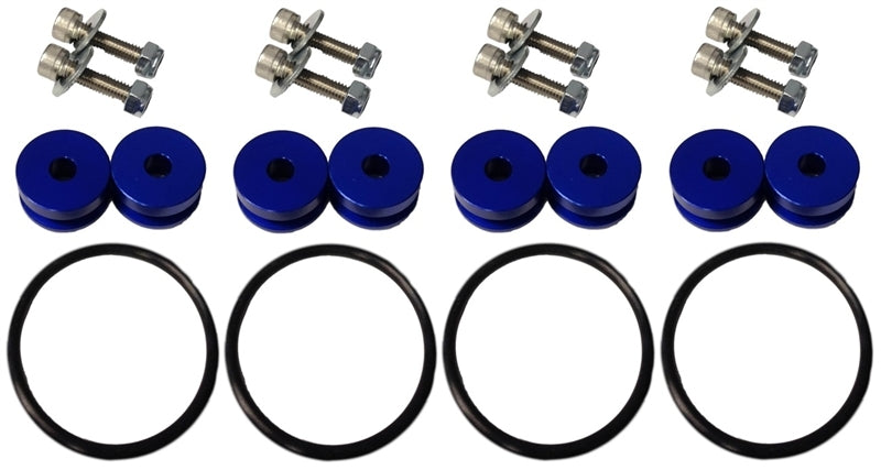 Torque Solution Billet Bumper Quick Release Kit Combo: Universal TS-UNI-026BLc Photo - Primary