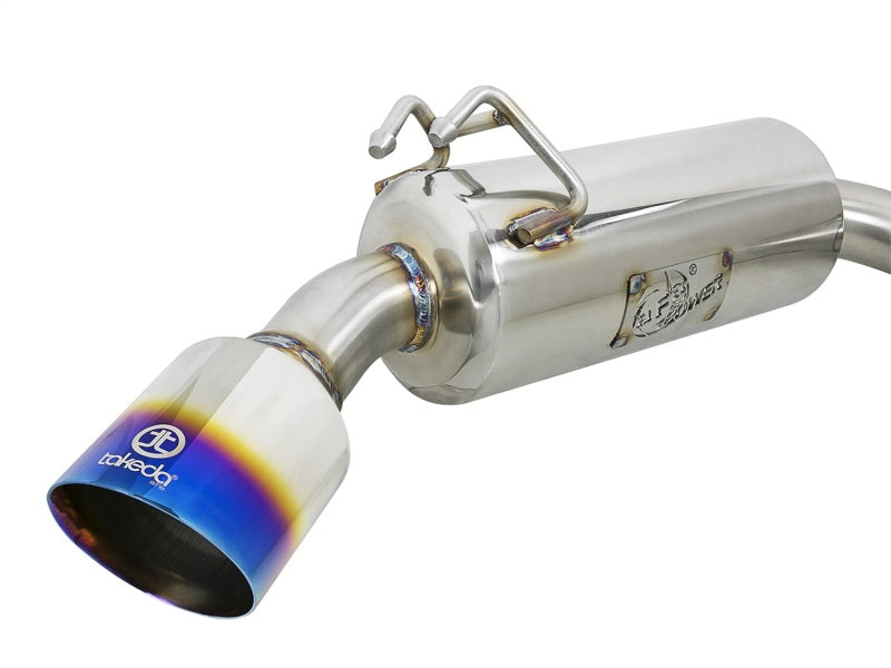 aFe Takeda 3 In to 2-1/2 In 304 Stainless Steel Cat-Back Exhaust System 49-36701-L Photo - Unmounted