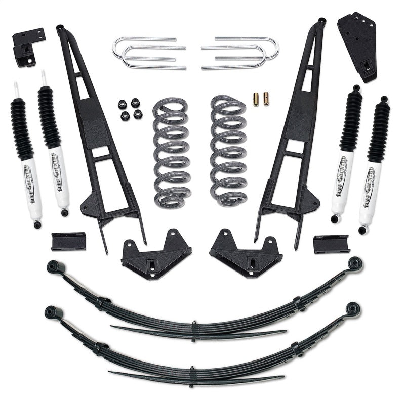 Tuff Country 81-96 Ford Bronco 4x4 4in Performance Lift Kit with Rear Leaf Springs (SX8000 Shocks) 24815KN