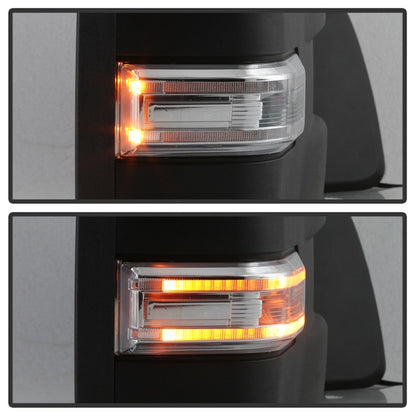 SPYDER xTune 15-17 Ford F-150 Heated LED Telescoping Pwr Mirrors - Clr (Pair) (MIR-FF15015S-G4-PWH-CL-SET) 9943072 9943072 Photo - Unmounted