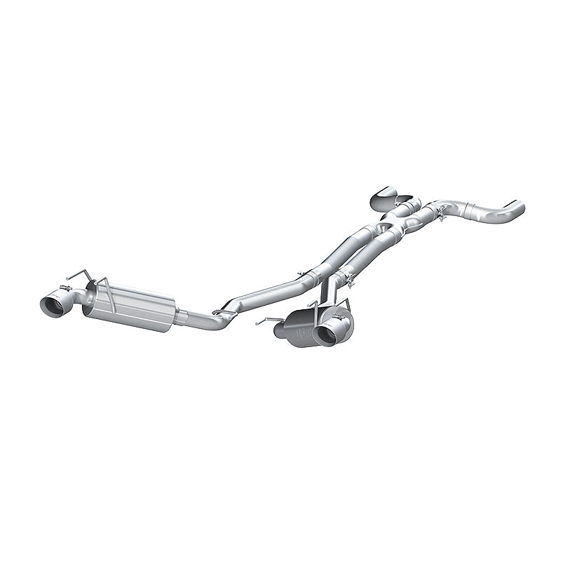 MBRP 2010 Chev Camaro V6 3.6L Dual Cat Back Round Tips S7020304 Photo - Primary