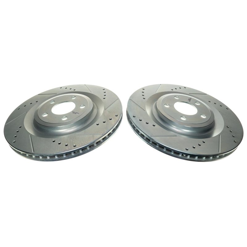 PowerStop Power Stop 20-22 Lincoln Aviator Rear Drilled & Slotted Rotor (Pair) AR85205XPR