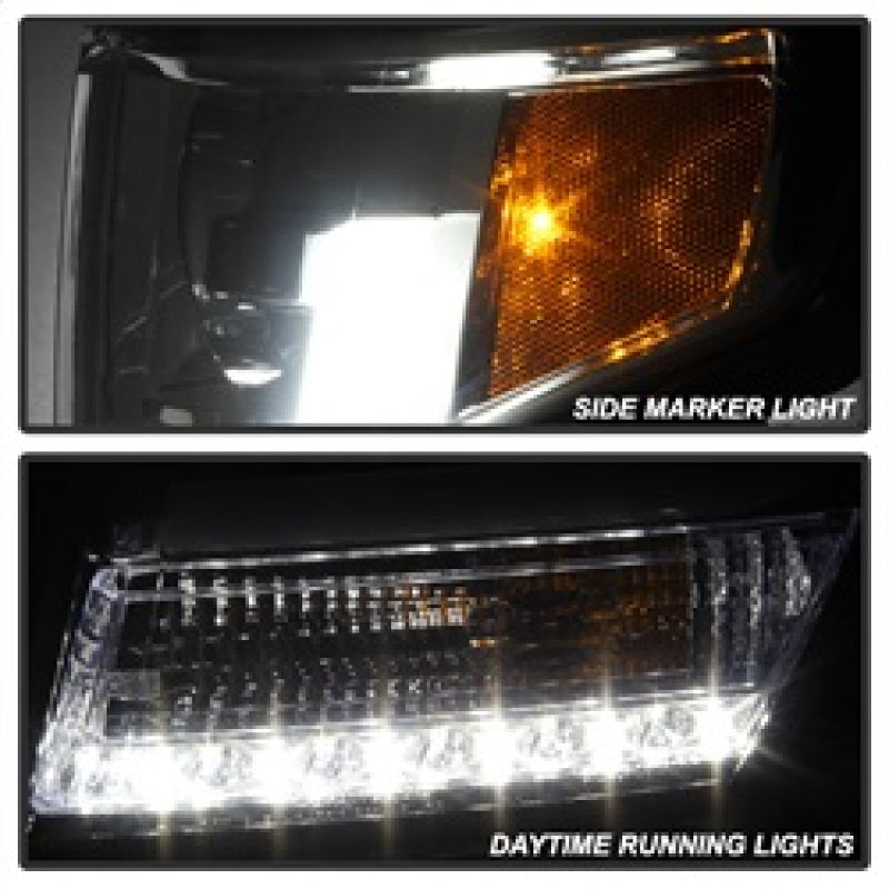 Spyder Chevy Tahoe / Suburban 2015 -2016 Projector Headlights - DRL LED - Smoke PRO-YD-CTA15-DRL-SM 5082558 5082558 Photo - Unmounted