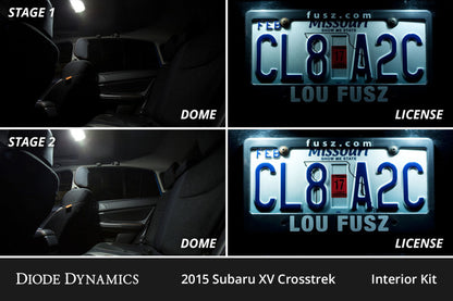 Diode Dynamics 13-16 Subaru XV Crosstrek Interior LED Kit Cool White Stage 1 DD0509 DD0509 User 3