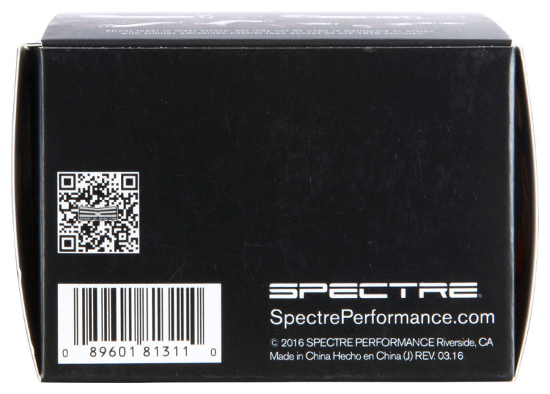 Spectre Universal Pre-Filter Wrap 6in. x 6.125in. - Black 8131DK 8131DK Photo - in package