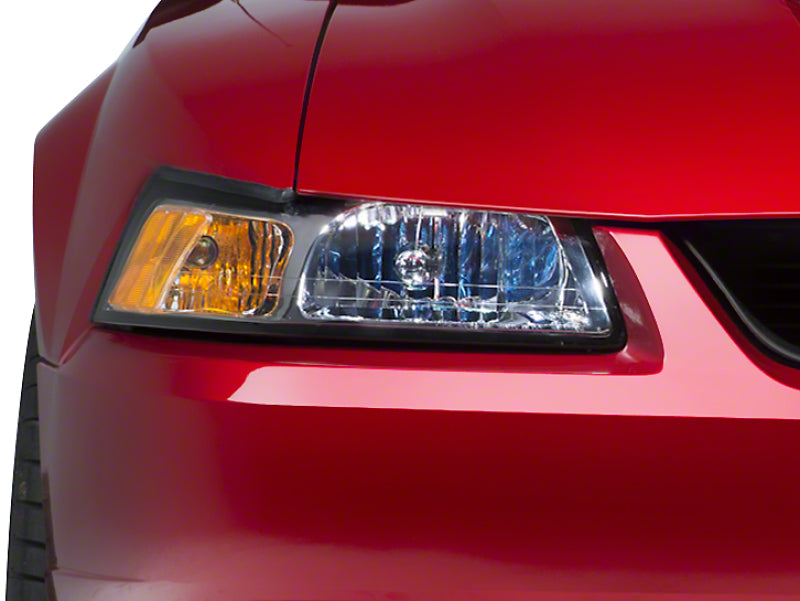 Raxiom 99-04 Ford Mustang Axial Series OE Style Headlights- Chrome Housing (Clear Lens) 42011 42011 Photo - Primary