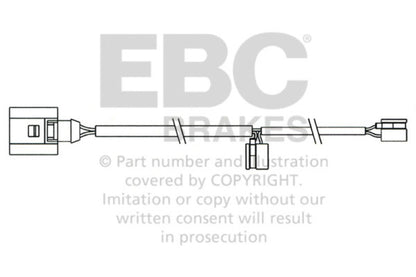 EBC 2008 Porsche Cayenne (1st Gen) 4.8L Turbo Rear Wear Leads EFA158 EFA158 Photo - Primary