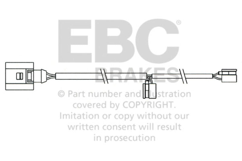 EBC 2008 Porsche Cayenne (1st Gen) 4.8L Turbo Rear Wear Leads EFA158 EFA158 Photo - Primary