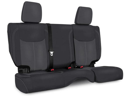 PRP Seats PRP 13-18 Jeep Wrangler JKU Rear Seat Cover/4 door - Black/Grey B024-03 B024-03 Photo - Primary