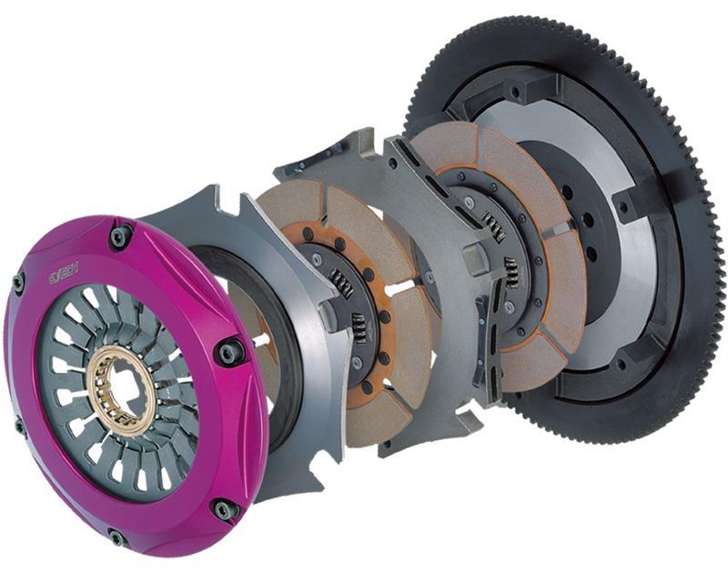 Exedy Hyper Twin Cerametallic Clutch NM072SD Photo - Primary
