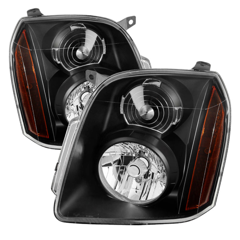 SPYDER Xtune GMC Yukon/Yukon Xl 07-14 Crystal Headlights Black HD-JH-GMCY07-AM-BK 9027352 9027352 Photo - Primary