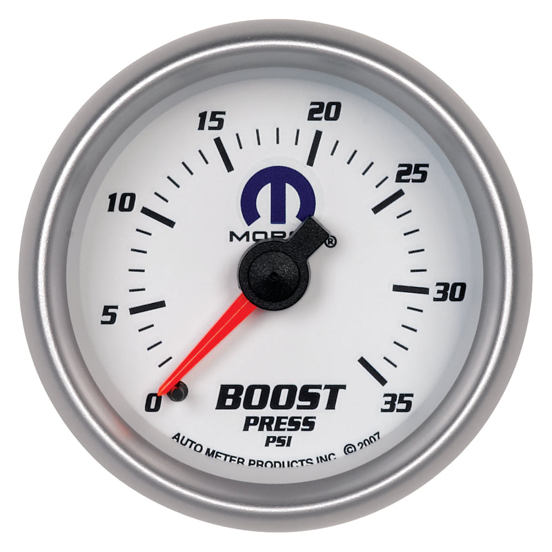Autometer Mopar 2-1/16in Mechanical 0-35PSI Boost Gauge 880025 880025 Photo - Primary