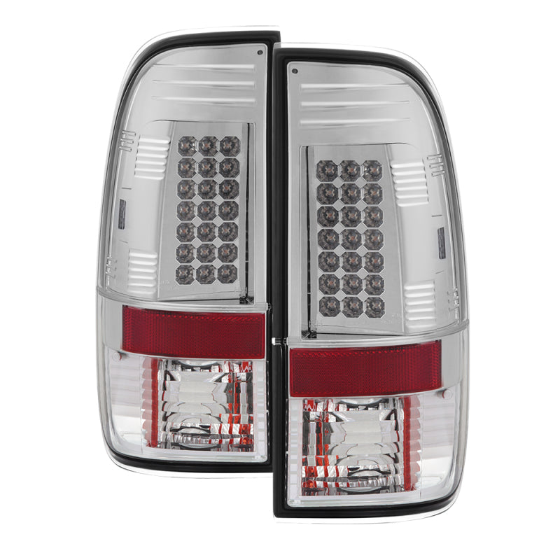 Spyder Ford F150 side 97-03/F250/350/450 Super Duty 99-07 LED Tail Lights Chrm ALT-YD-FF15097-LED-C 5003478 5003478 Photo - Primary