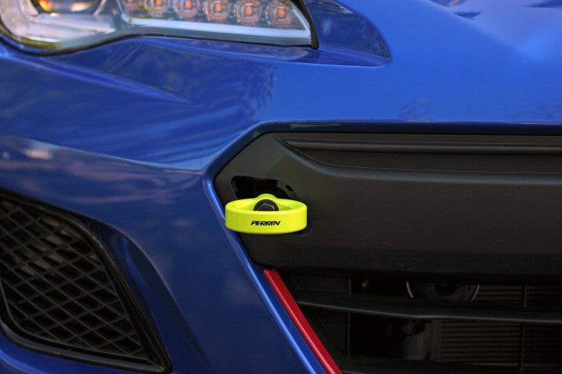 Perrin Tow Hook Kit - Front 2018+ Subaru WRX/STI - Neon Yellow PSP-BDY-235NY PSP-BDY-235NY Photo - Primary