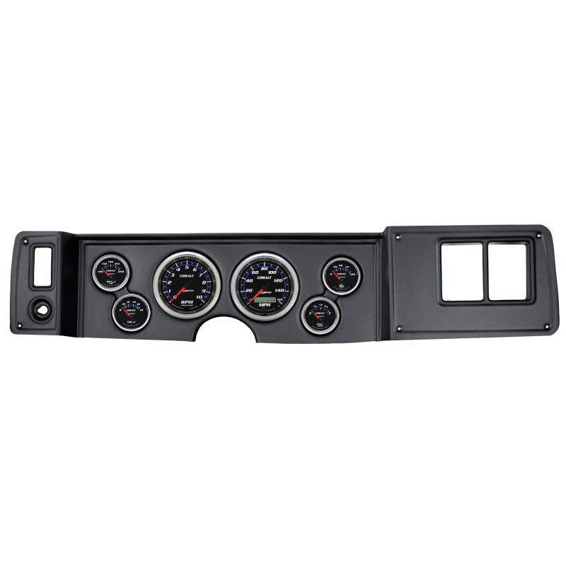 Autometer Cobalt 79-81 Camaro Dash Kit 6pc Tach / MPH / Fuel / Oil / WTMP / Volt 7023-CB 7023-CB Photo - Primary