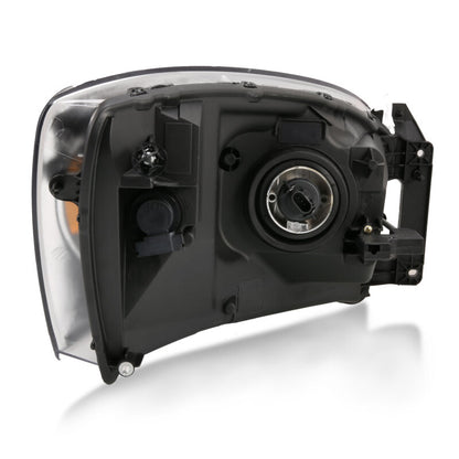 ANZO 2006-2009 Dodge Ram 1500 Crystal Headlight  Black Amber 111427 111427 Photo - Primary