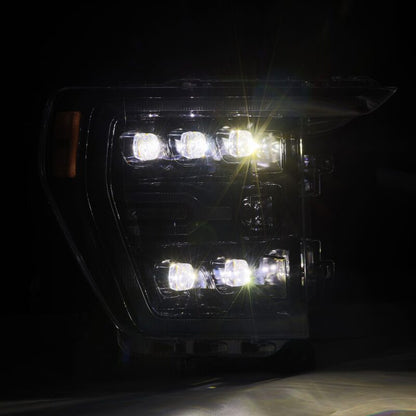 AlphaRex 21-22 Ford F-150 NOVA LED Proj Headlights Plank Style Alpha Blk w/Activ Light/Seq Signal 880138 880138 User 4