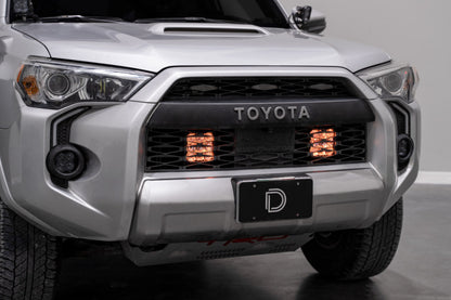 Diode Dynamics 14-23 Toyota 4Runner SS5 Stealth Grille LED 2-Pod Kit - Yellow Pro Combo DD7537 DD7537 User 3